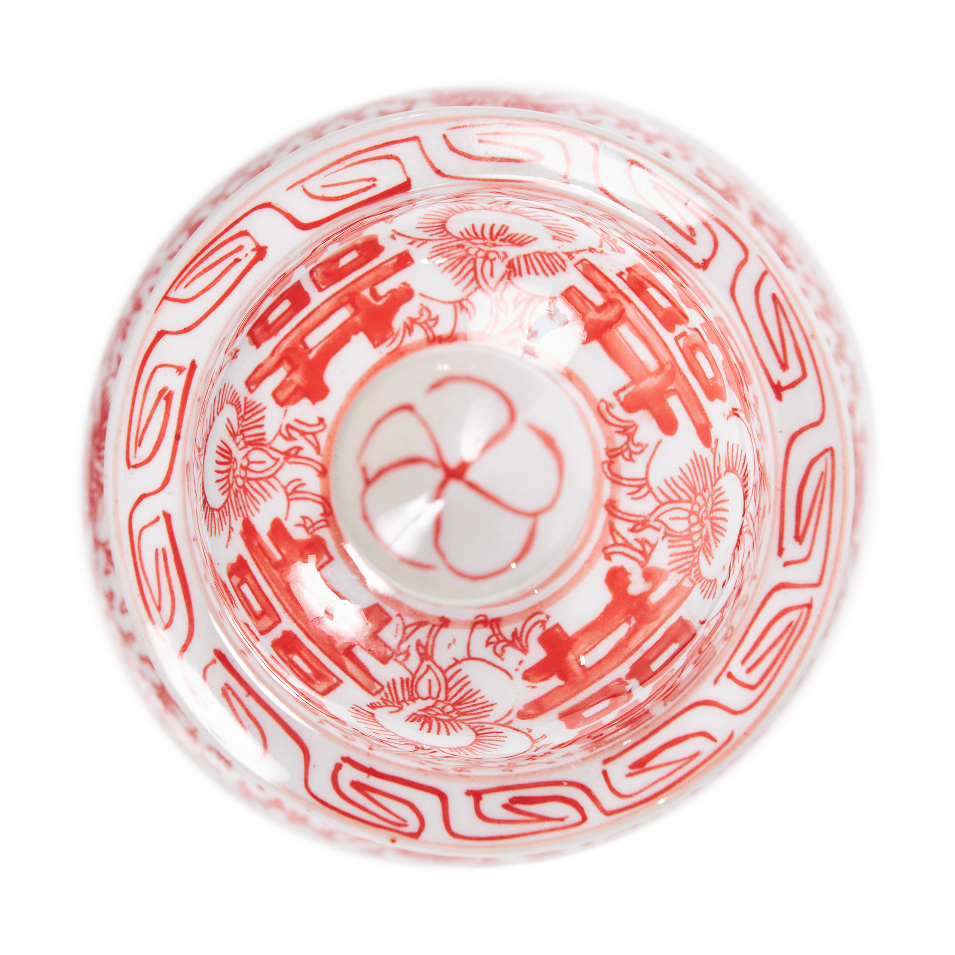 Ваза красная с крышкой Red small 1 - фотография 2