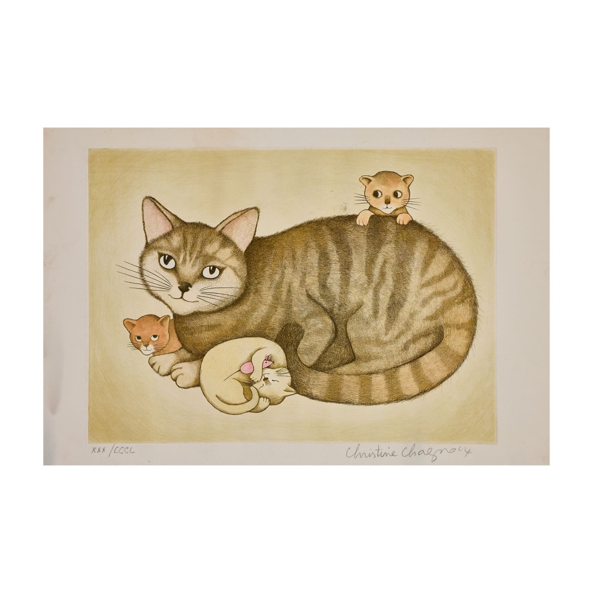 К. Шанью / Большая Кошка и котята