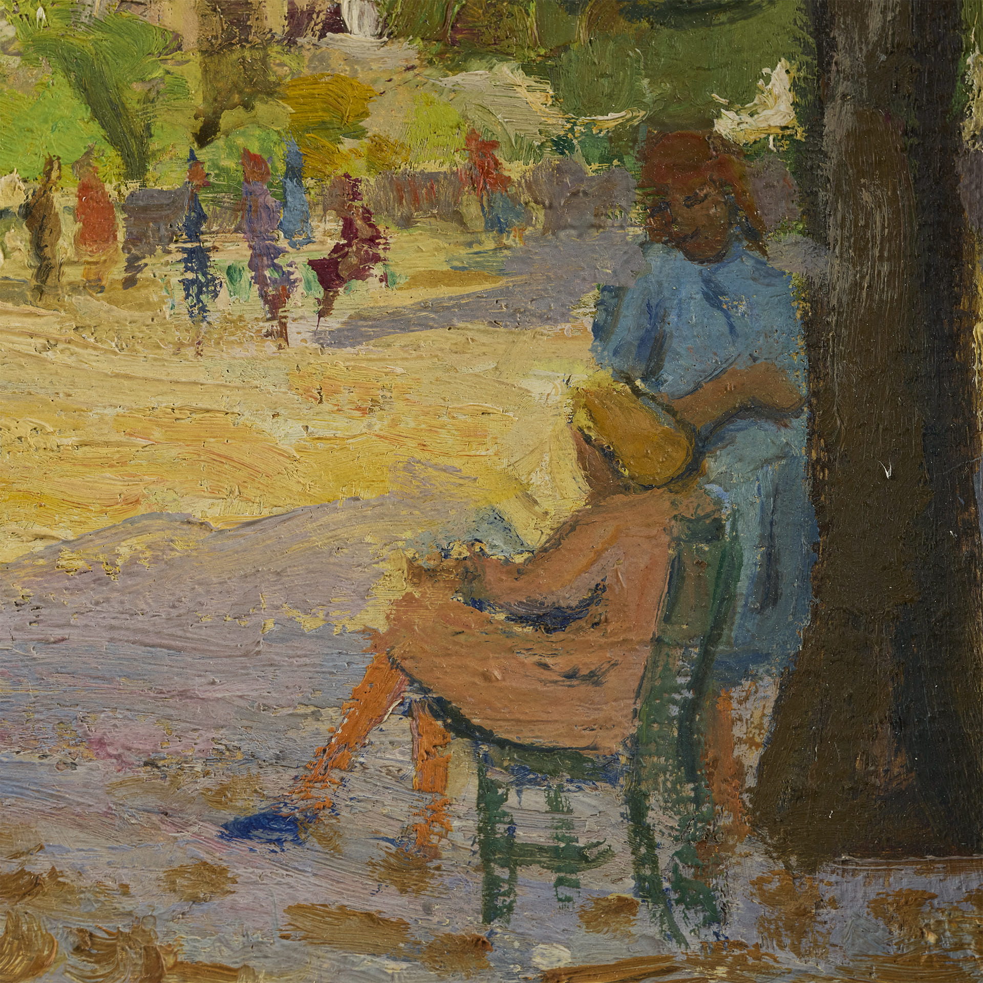 Э. А. Орель / Люксембургский дворец и сад в Париже - фотография 3