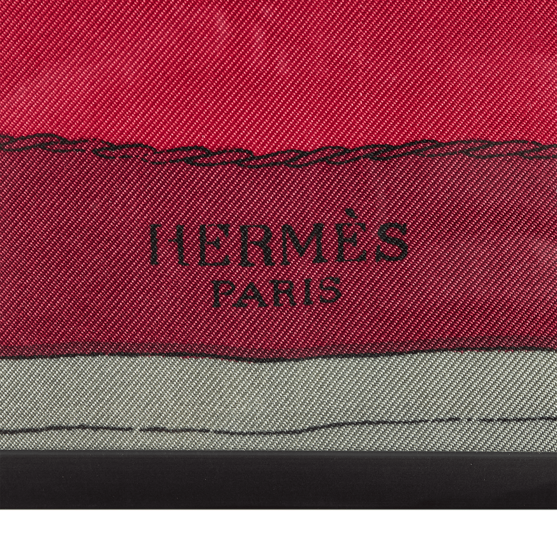 Платок Hermes Attelages в раме - фотография 2
