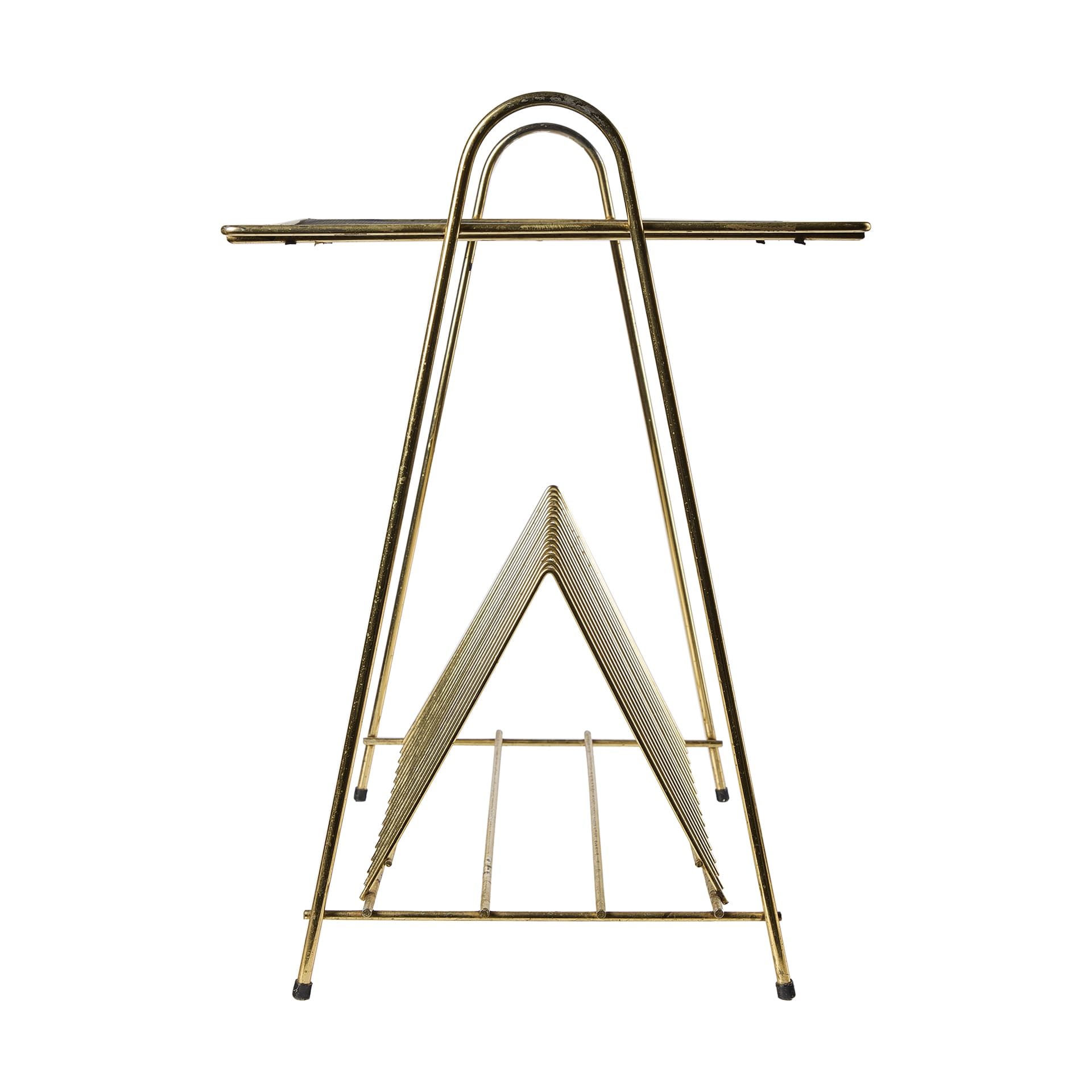 Газетница Brass Magazine Stand - фотография 2