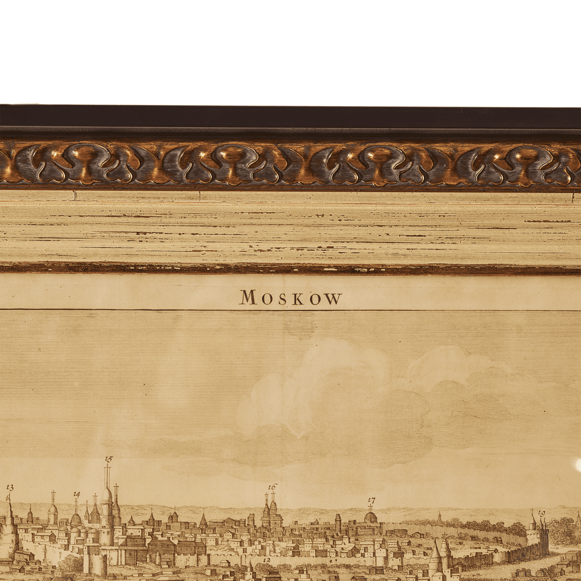 Корнелис де Брюйн / Панорама Москвы в 1702 году - фотография 3